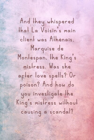 and they whispered that la voisins main client was athenais